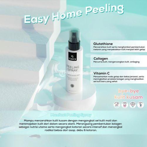 Dsavior Peeling Spray Original Mencerahkan Badan Badan Penghilang Daki