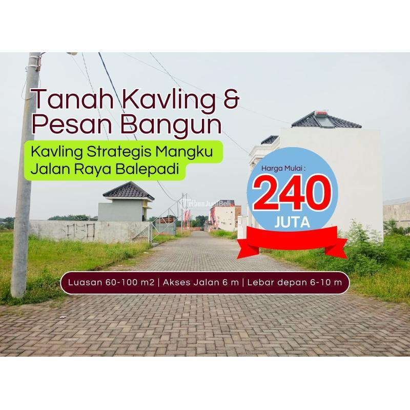 Jual Tanah Luas 60 M2 Murah Strategis Mangku Jalan Raya Barat Solo Baru