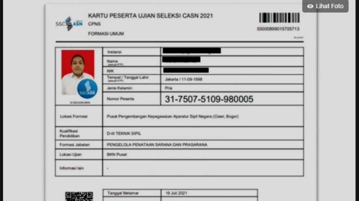 Intip Cara Mudah Cetak Kartu Ujian Skd Cpns Pppk Blog