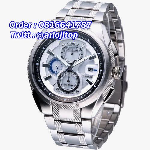 Jual Jam CITIZEN CA0201di51B EcodiDrive (Titanium) di Jakarta