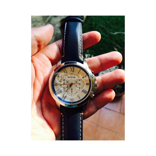 Harga jam discount fossil grant chronograph