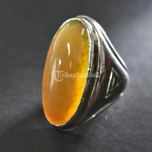 Jual Cincin Batu Pandan Nanas Lumut Semu Ijo - COD Jakarta dan Depok