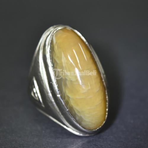 Jual Cincin Batu Pandan Nanas Lumut Semu Ijo - COD Jakarta dan Depok