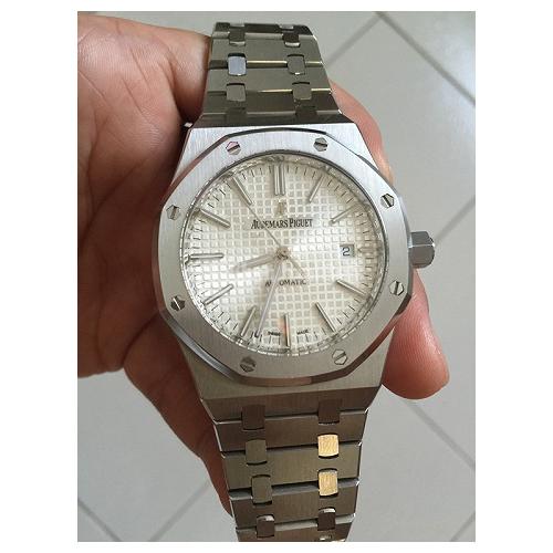 Jual Jam Tangan Audemars Piguet Royal Oak 15400 Silver second di