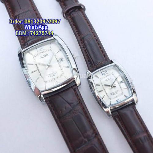 ALBA Leather Strap (BRW) Sepasang
