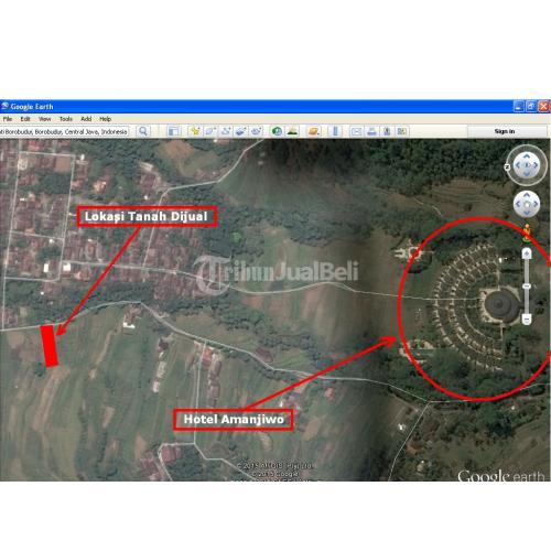 Tanah tepi Jl.Badrawati Borobudur
