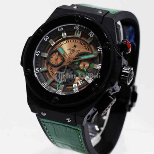 Hublot WBC Black Green Leather