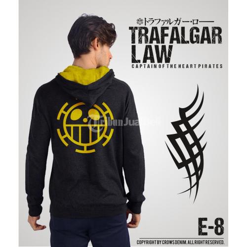 Jual Jas Pria Exclusive Jaket-Korean | JAKET ANIME ONE PIECE - TRAFALGAR LAW