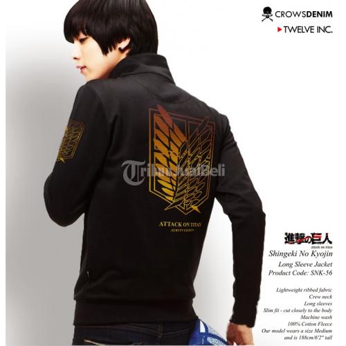 Jual Jas Pria Exclusive Jaket-Korean | JAKET ANIME SHINGEKI NO KYOJIN - LONG SLE