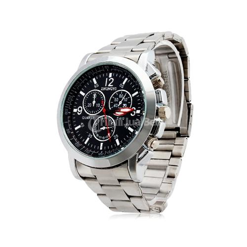 Jual Jam Tangan Casual Hollow Engraving Alloy Band