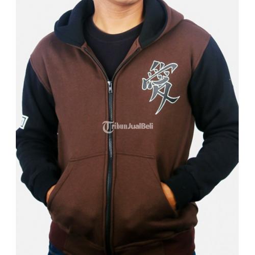 Jaket Anime Naruto Gaara BLack Brown Terbaru Harga Murah Berkualitas - Yogyakarta