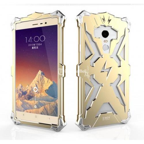 Casing Xiaomi Redmi Note Gold Transformer Flash Bumper Iron Anti
