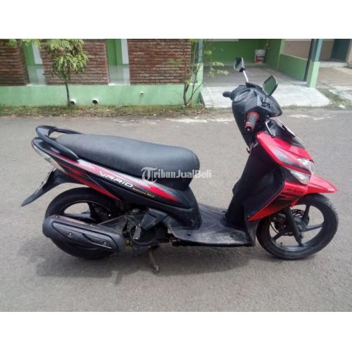 Honda Vario Tahun 2007 Hitam Merah Mulus Terawat Mesin Aman Tinggal Gas