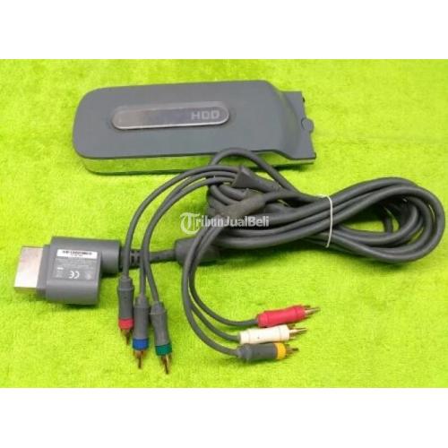 Xbox 360 Bekas Fullset Putih Mulus Normal Terawat Bonus Kaset Stick