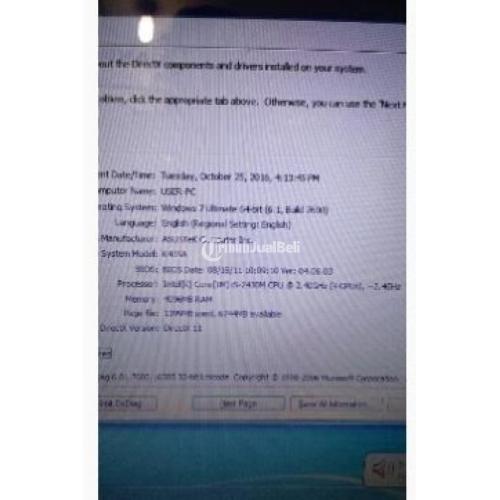 Laptop Notebook Asus Gaming And Design Second Harga Murah di Depok