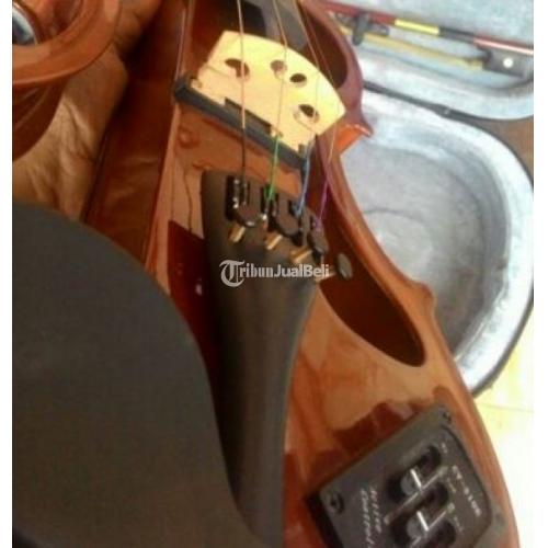 Biola Silent Elektrik Silenzia Body Kayu Second Seperti Baru Suara ...