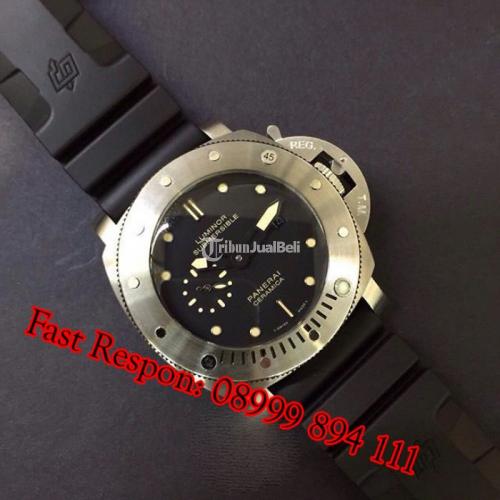 Jam Tangan Panerai Submersible Ceramica Silver Black Kualitas