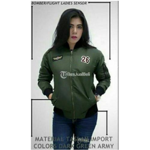 Jaket Bomber Wanita Merk Bleshero Bahan Mayer Murah - Jakarta