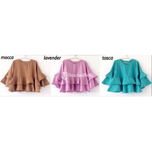 baju ruffle top