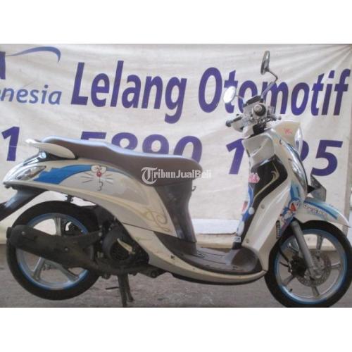 Motor Yamaha New Fino Premium 125 Second Blue Core Tahun 2016 - Jakarta Barat