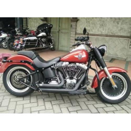 Moge Keren Harley Davidson FLSTFB Fat Boy Low Tahun 2013 Murah No