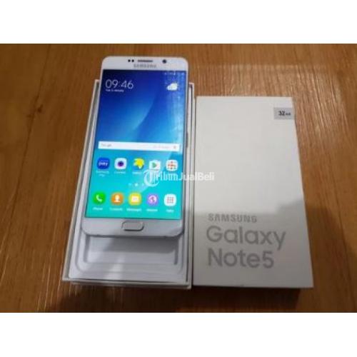 Samsung Galaxy Note 5 N9208 White Fullset Original Harga Nett - Jakarta Selatan