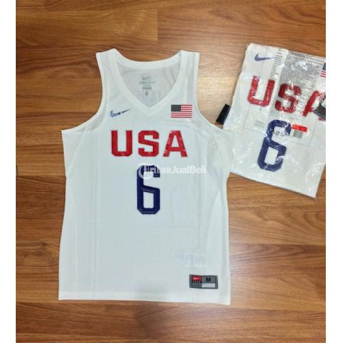 Jersey Team USA Basketball Curry Lebron Westbrook Durant Original