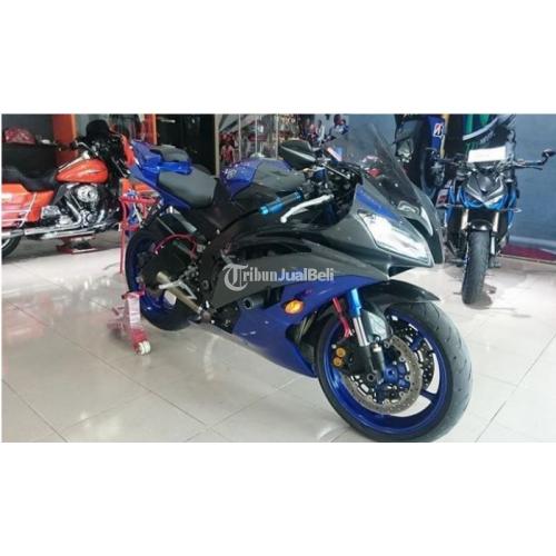 Yamaha YZF R6 2014 Seken Race Blue Full Paper 2014 Plat Jambi Kondisi Istimewa - Surabaya