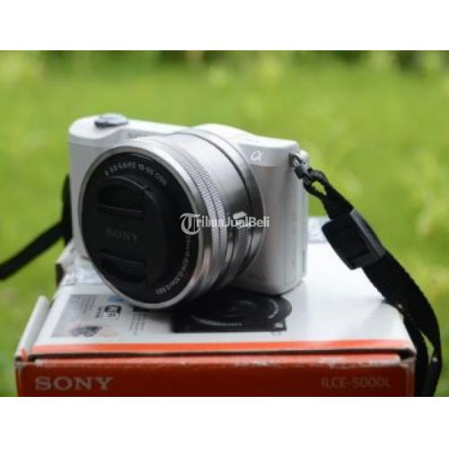 Kamera Sony Mirrorless a5000 16di50mm White Second Harga Murah di Bali