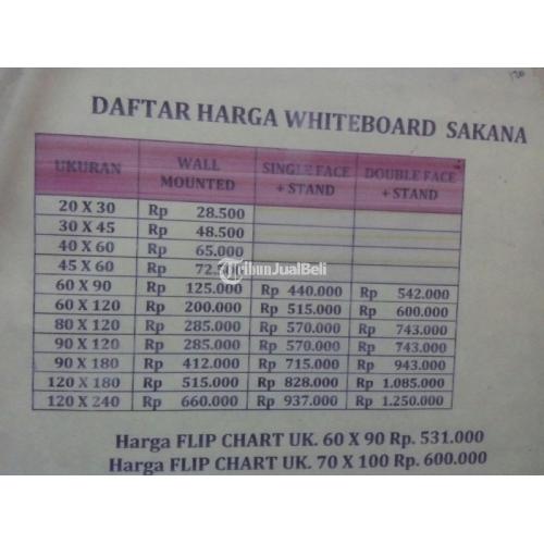 Papan Flipchart 60 x90 cm Sakana Harga Murah Berkualitas di