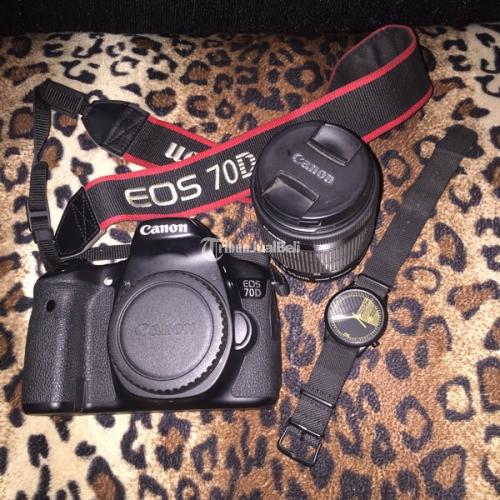 Jual CANON EOS 70D Kit 1 Lens 18di55mm Built In Wifi - Tribun JualBeli