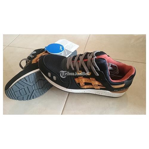 ASICS TIGER GEL LYTE III BLACK TAN Grade premium (bukan original