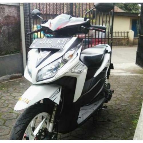 Motor Honda Vario Techno Second Tahun 2011 Putih Surat Lengkap - Bandung