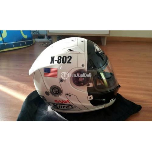 Helm Nolan Xlite Lorenzo Moon Replika Moto GP Size XL Kondisi