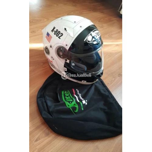Helm Nolan Xlite Lorenzo Moon Replika Moto GP Size XL Kondisi