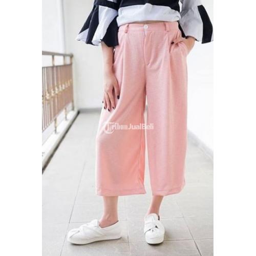 Celana Kulot Wanita Navae Midi Cullote Pants Wedges Import Harga