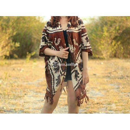 Outer Vintage Bahan Rayon Bermotif Model Terbaru Harga Murah - Denpasar