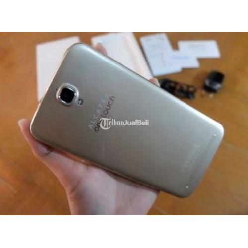 Handphone Alcatel Onetouch Flash Plus 4G RAM 2GB Gold Second Mulus - Bandung