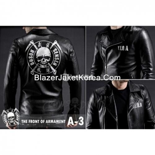 Jaket Hideto Bando Kode : A-3 - Hitam Harga Murah - Jogja