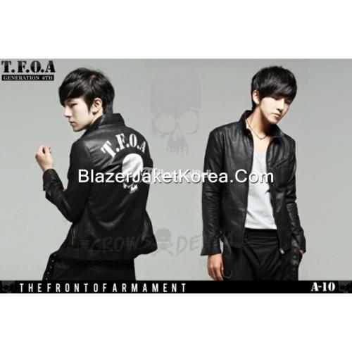Jaket Kulit Crows Zero TFOA Generation 6th Kode : A-10 - Hitam - Jogja