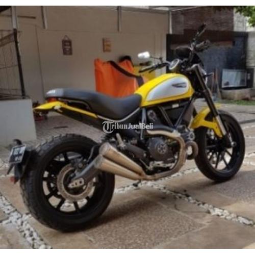 Motor Sport Tangguh Ducati Scrambler Icon 800cc Warna Kuning