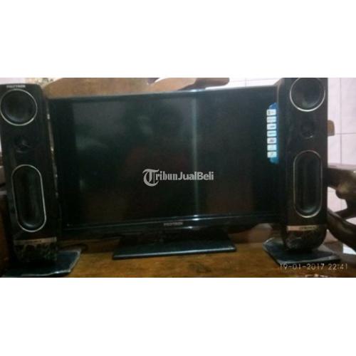 LED TV 28 Inch Murah Merk Polytron Bekas Normal Siap Pakai di Surabaya