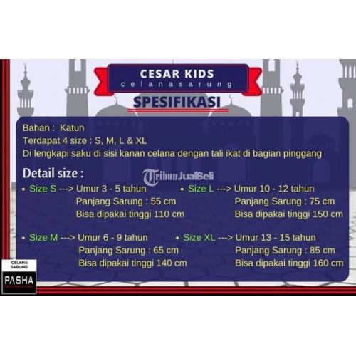 Celana Sarung Anak Motif Kekinian Lembut dan Nyaman - Kediri