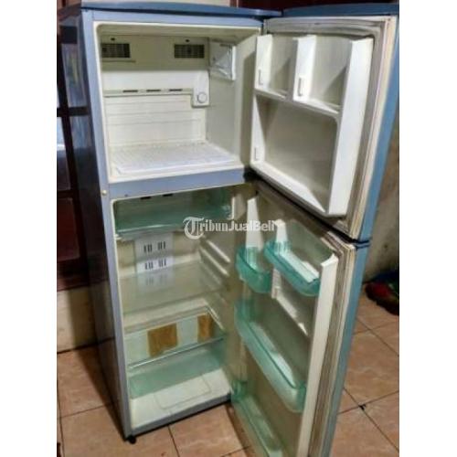 Kulkas 2 Pintu Bekas Merek Polytron Fresh & Elegant Refri Murah Normal Segel - Jakarta