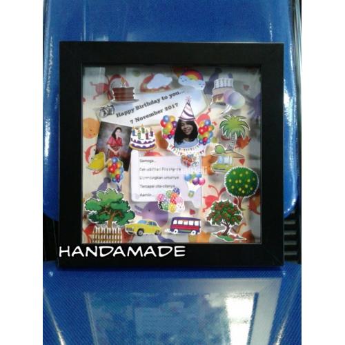 Kado Unik Scrapeframe 3D Pre Order 2 Hari Harga Terjangkau - Yogyakarta