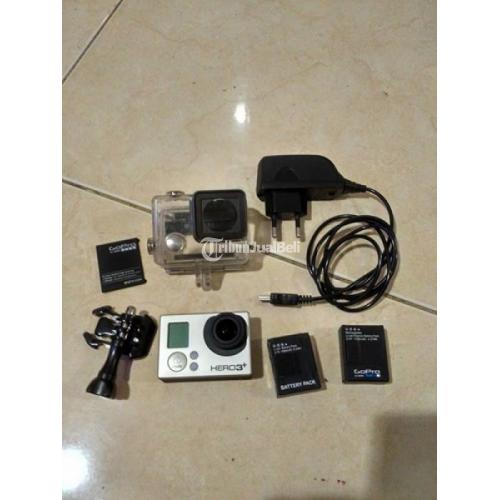 Kamera GoPro Hero 3+ Bekas Action Cam 4K Murah Normal Lengkap - Surabaya