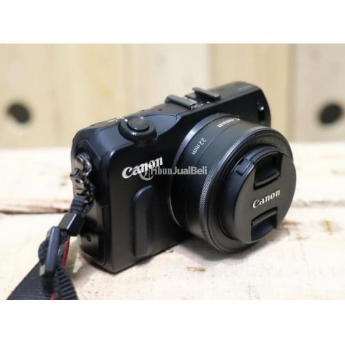 Kamera Canon EOS M Mulus normal No Box Lensa Bersih Apik - Salatiga