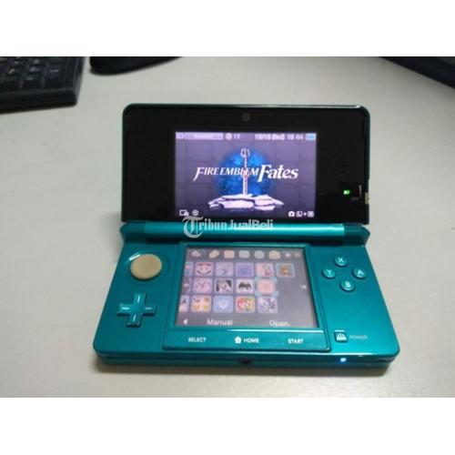 Nintendo 3DS CFW Luma Bekas Second Harga Murah Memori 16GB di