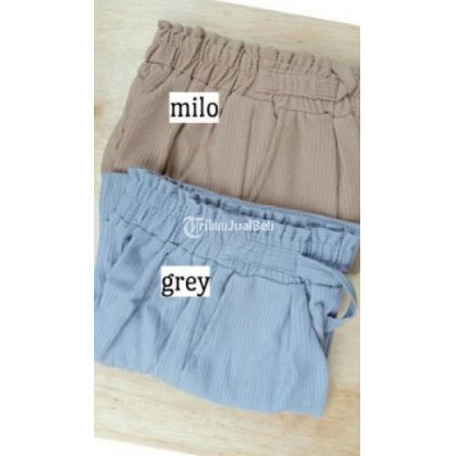 Celana Panjang Enos Cullote Bahan Kaos Hermes HQ Motif Simbol - Solo