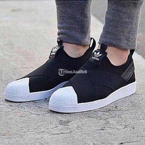 Adidas superstar slip on cheap murah